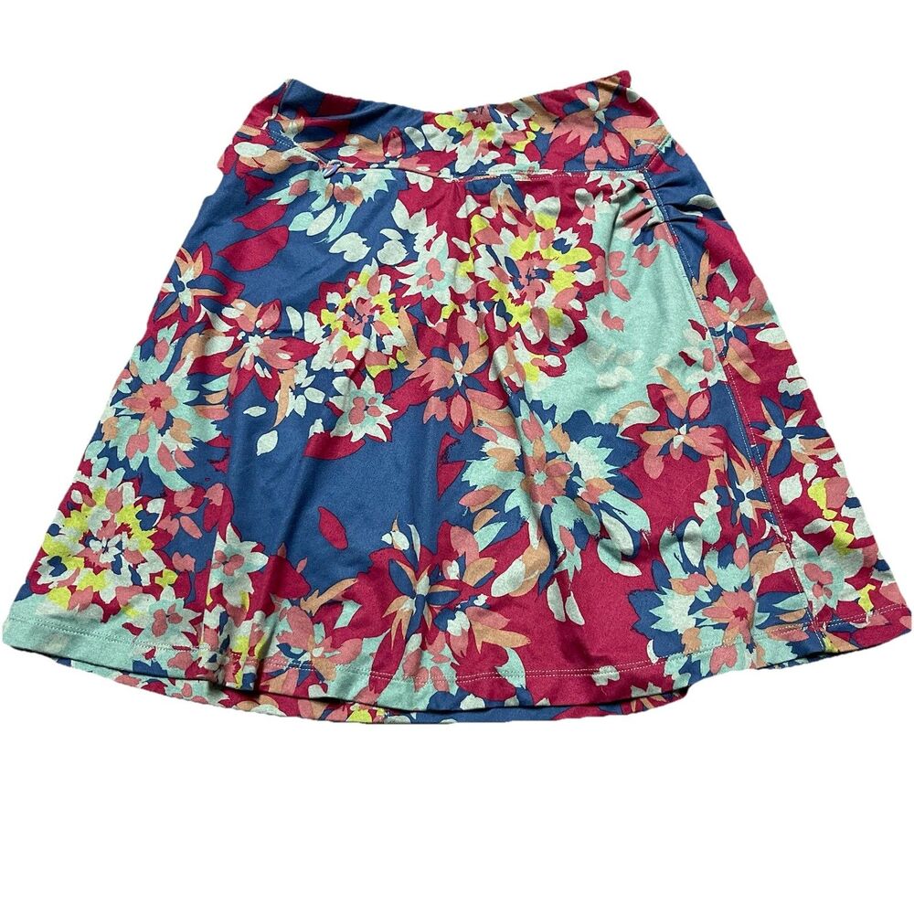 REI Women's Skirt Size XXS Northway Floral Stretch A-Line Pull On Hiking Outdoor